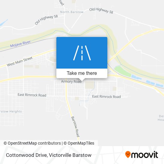 Cottonwood Drive map