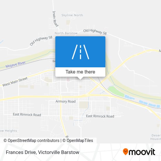 Frances Drive map