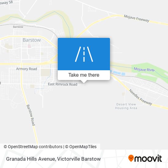 Granada Hills Avenue map