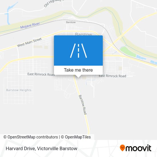 Harvard Drive map