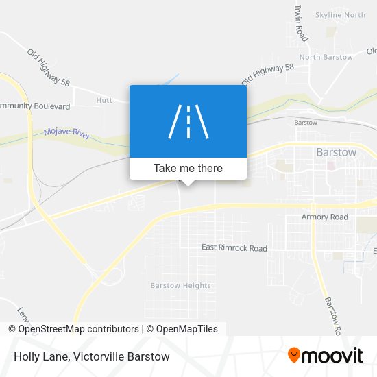 Holly Lane map