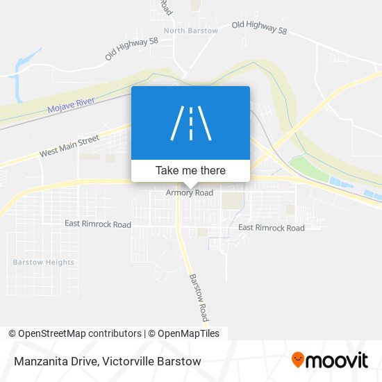 Mapa de Manzanita Drive