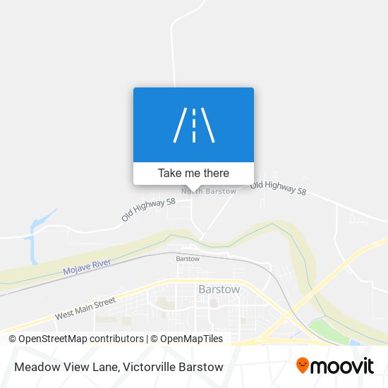 Meadow View Lane map