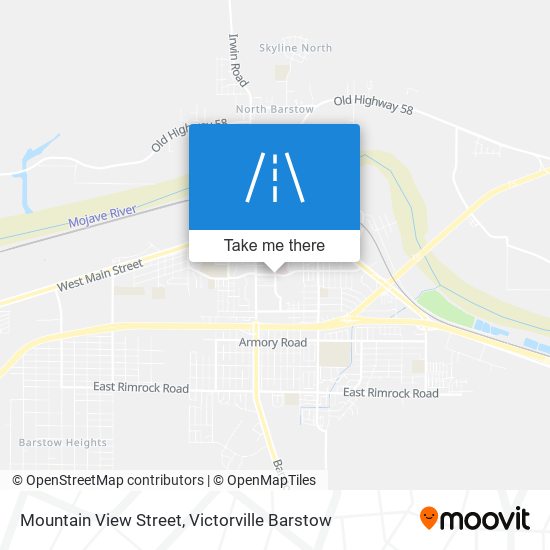 Mountain View Street map