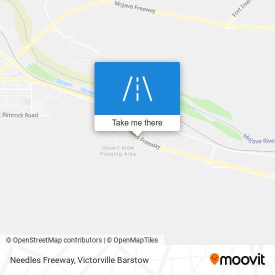 Mapa de Needles Freeway