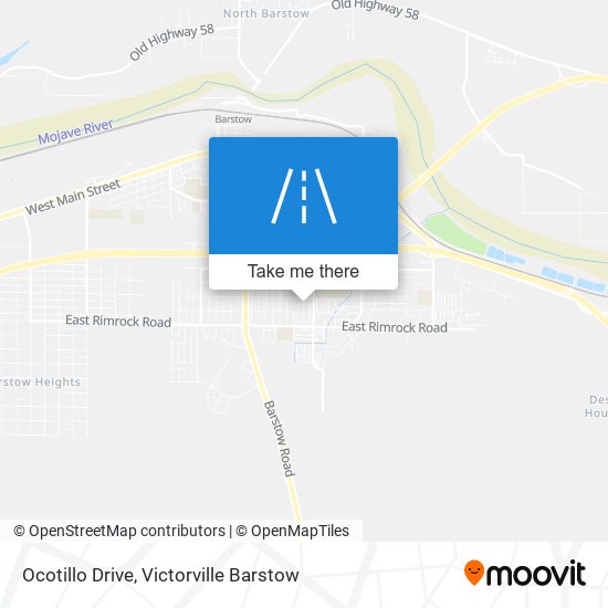 Mapa de Ocotillo Drive