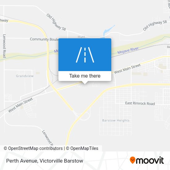 Mapa de Perth Avenue