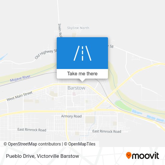 Pueblo Drive map