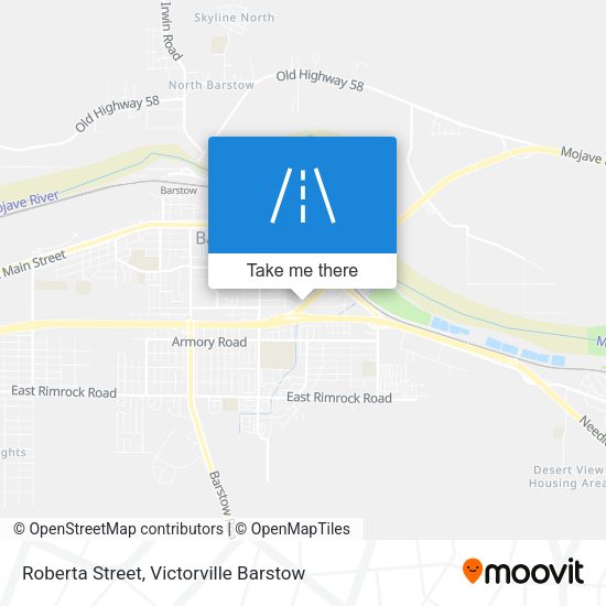 Roberta Street map