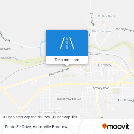 Mapa de Santa Fe Drive