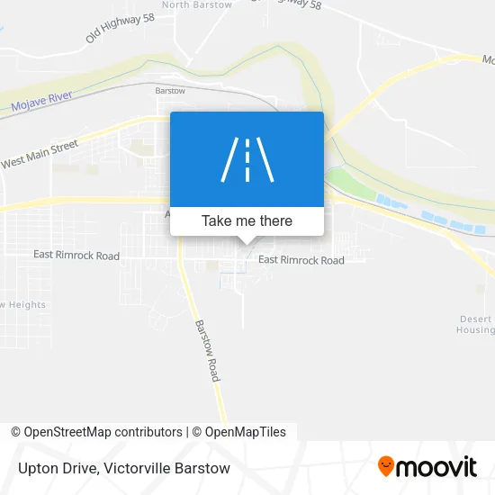 Upton Drive map