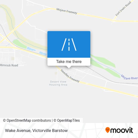 Wake Avenue map