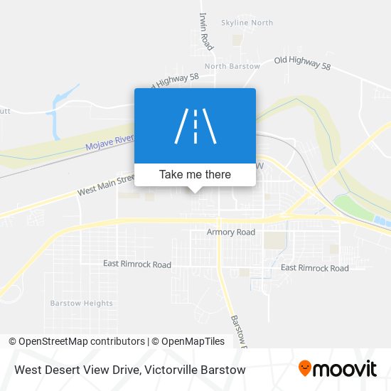 Mapa de West Desert View Drive