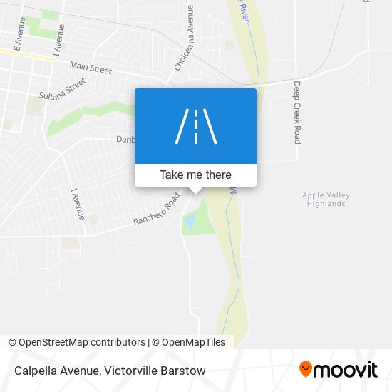 Calpella Avenue map