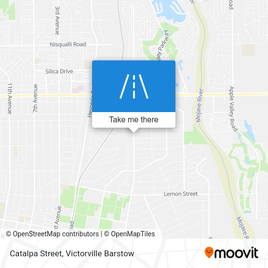 Catalpa Street map