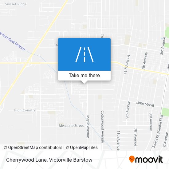 Cherrywood Lane map