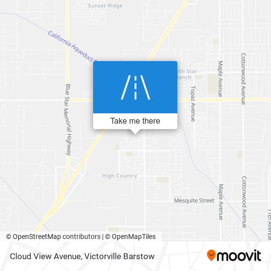 Cloud View Avenue map