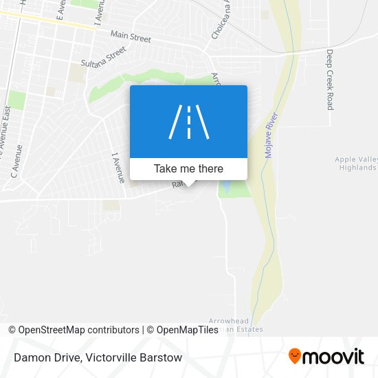 Damon Drive map