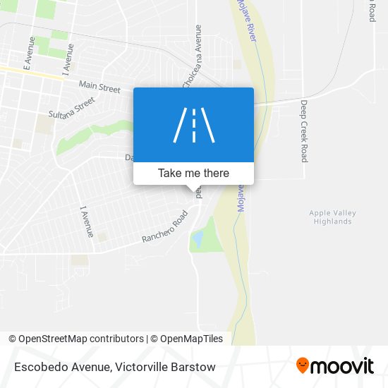 Escobedo Avenue map