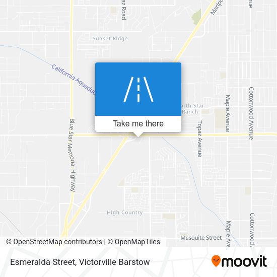 Esmeralda Street map