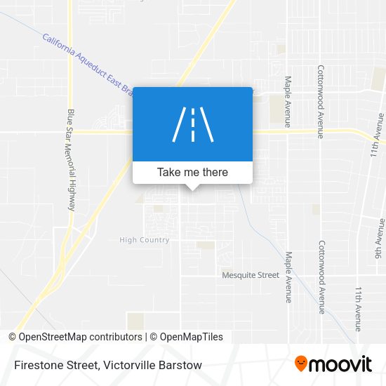 Firestone Street map