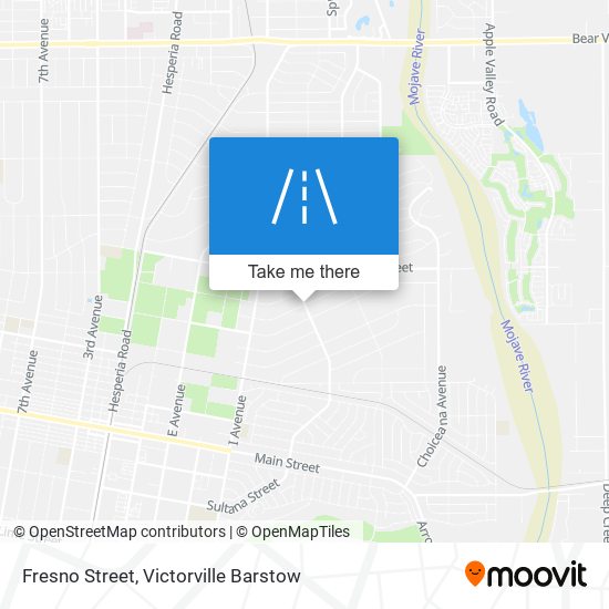 Mapa de Fresno Street