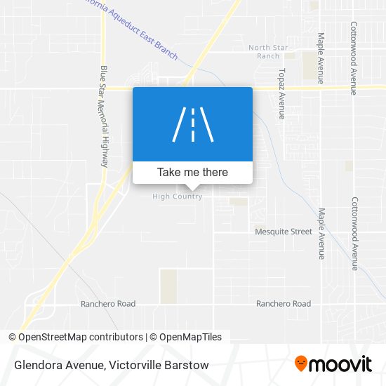 Mapa de Glendora Avenue