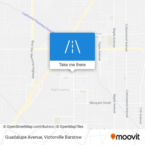 Mapa de Guadalupe Avenue
