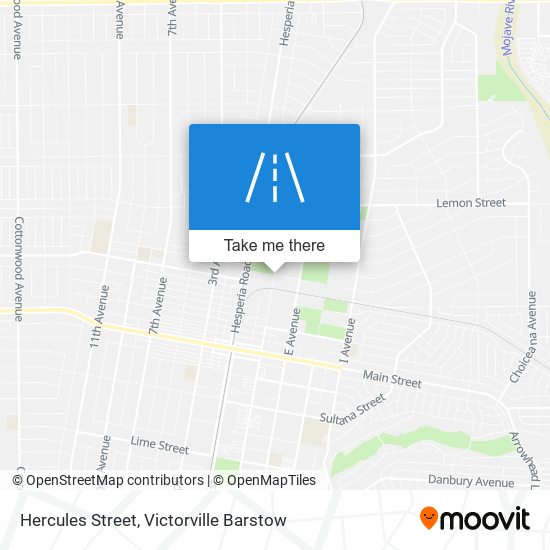 Mapa de Hercules Street