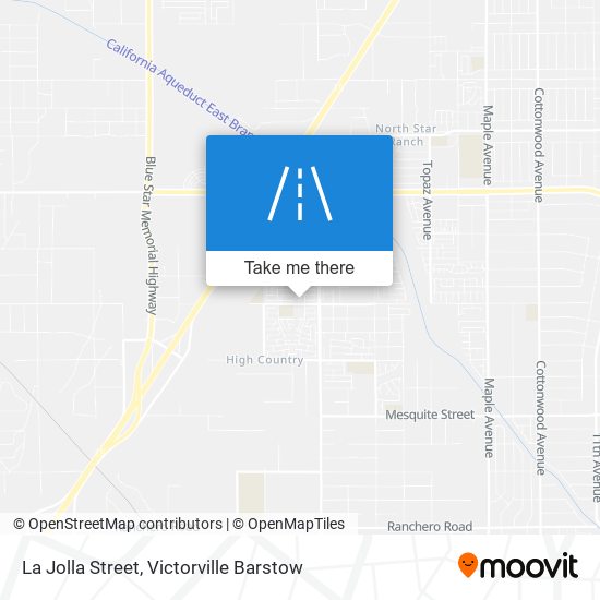 Mapa de La Jolla Street