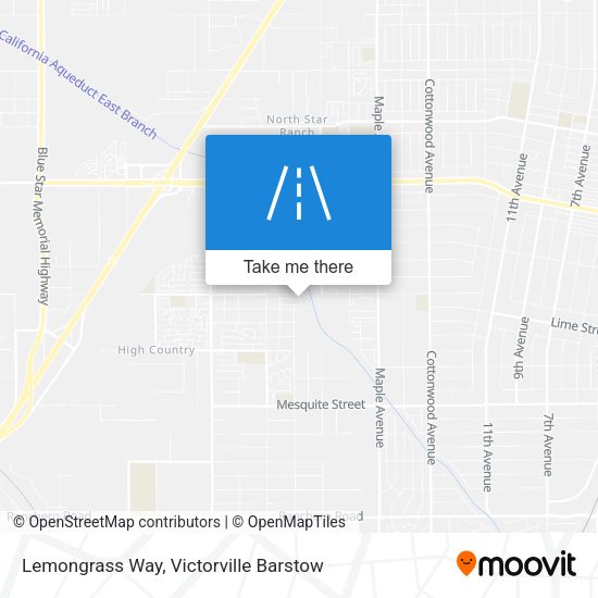 Lemongrass Way map