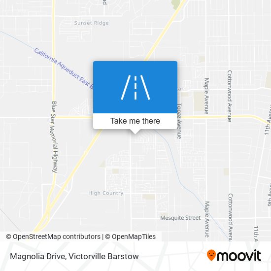 Mapa de Magnolia Drive