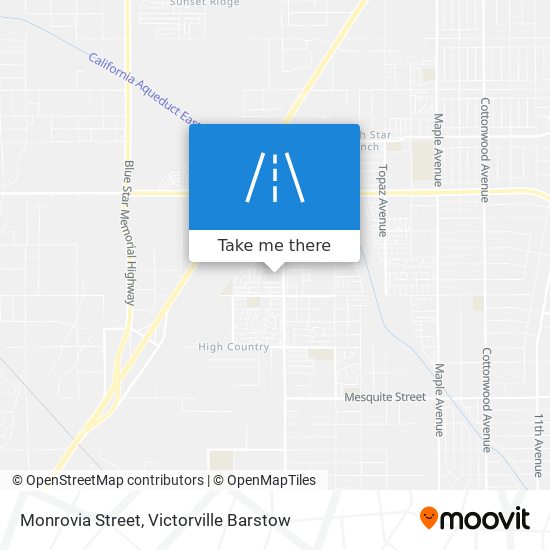 Mapa de Monrovia Street