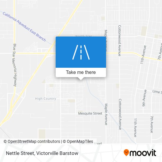 Mapa de Nettle Street