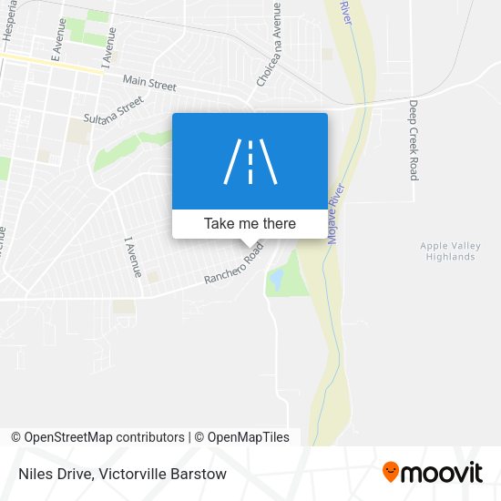 Niles Drive map