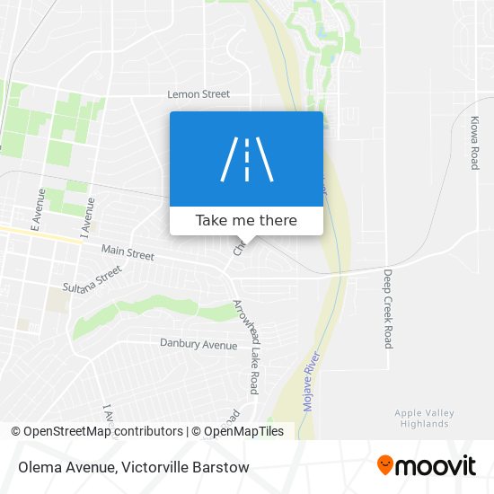 Mapa de Olema Avenue