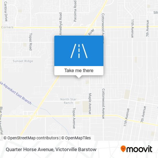 Mapa de Quarter Horse Avenue