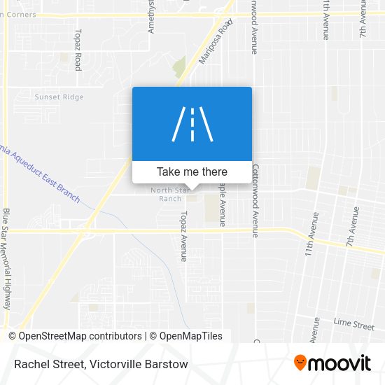 Mapa de Rachel Street