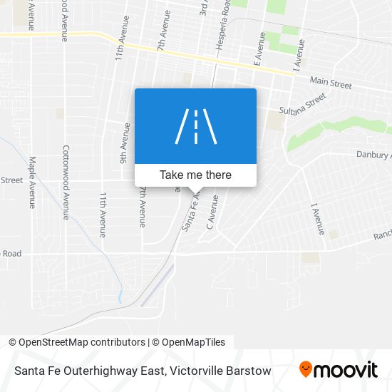 Mapa de Santa Fe Outerhighway East