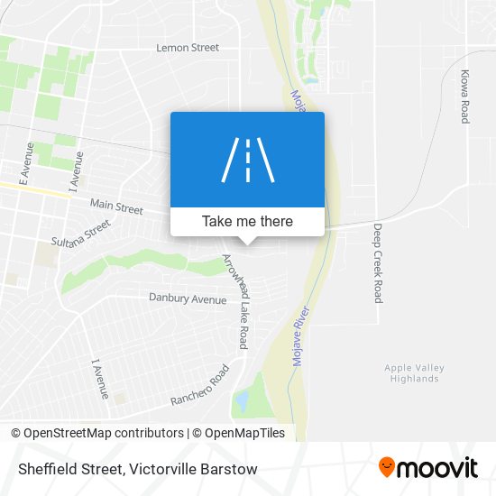 Mapa de Sheffield Street