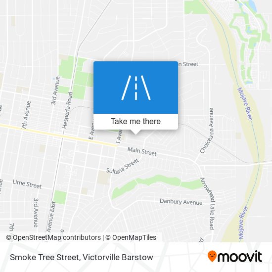 Smoke Tree Street map