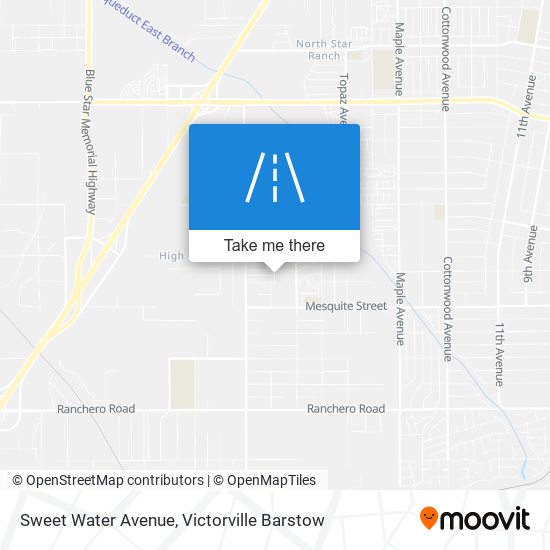 Mapa de Sweet Water Avenue