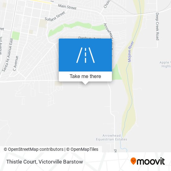 Mapa de Thistle Court