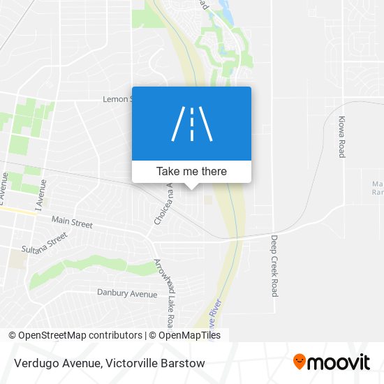 Mapa de Verdugo Avenue