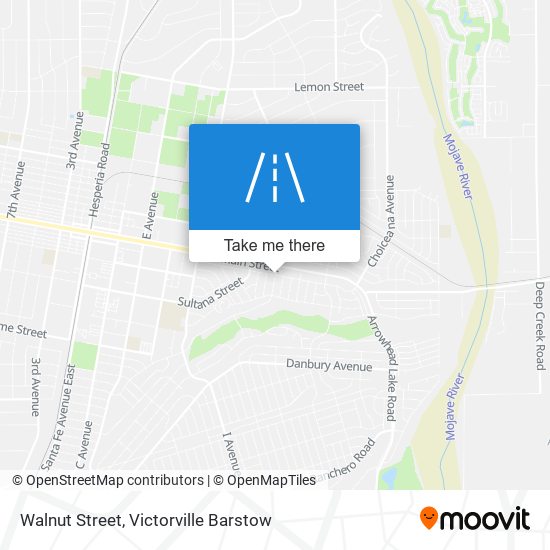 Walnut Street map