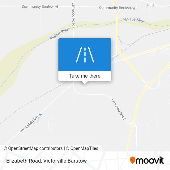 Elizabeth Road map