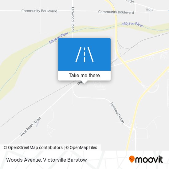 Mapa de Woods Avenue