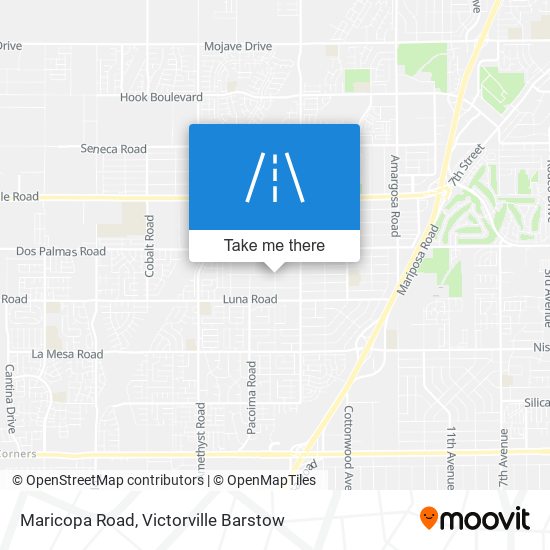 Maricopa Road map