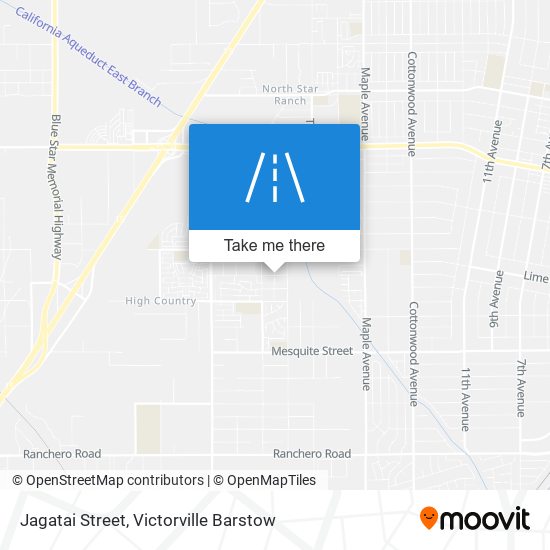 Mapa de Jagatai Street