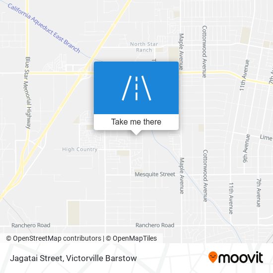 Jagatai Street map